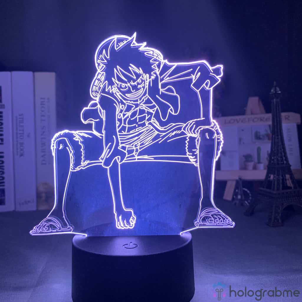 Lampe 3D Luffy en colere 4