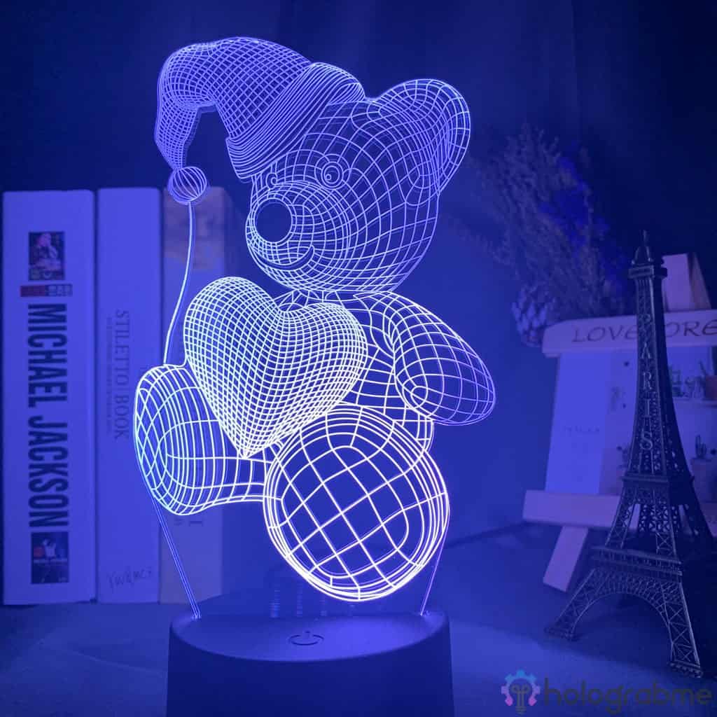 Lampe 3D Nounours Calin 4